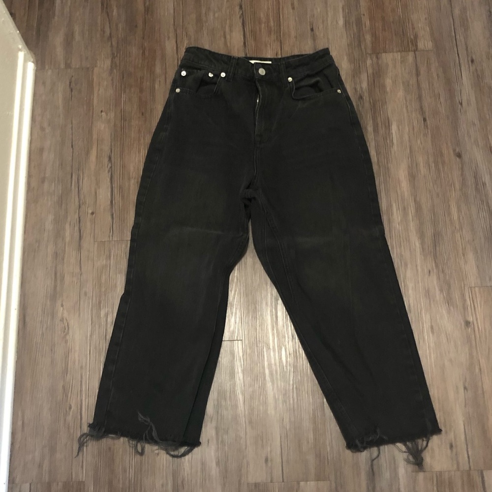 Top shop wide leg black jeans